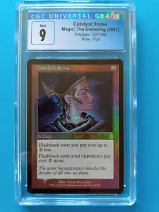 FOIL🌈💎Catalyst Stone💎🌈Odyssey Vintage 2001 MTG | Mint+ CGC 9! - Picture 1 of 2