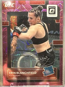 2023 UFC Donruss Optic Erin Blanchfield Pink Velocity 21/79 RC - Picture 1 of 3