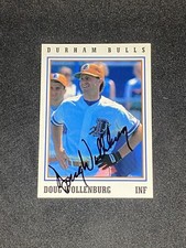 Doug Wollenburg 1993 Herald-Sun Durham Bulls Set Auto Autographed Signed Card