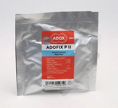 Adox AFOFIX PII Black & White Film or Paper Powder Fixer (to Make 1L) FREE POST - Image 1 of 3