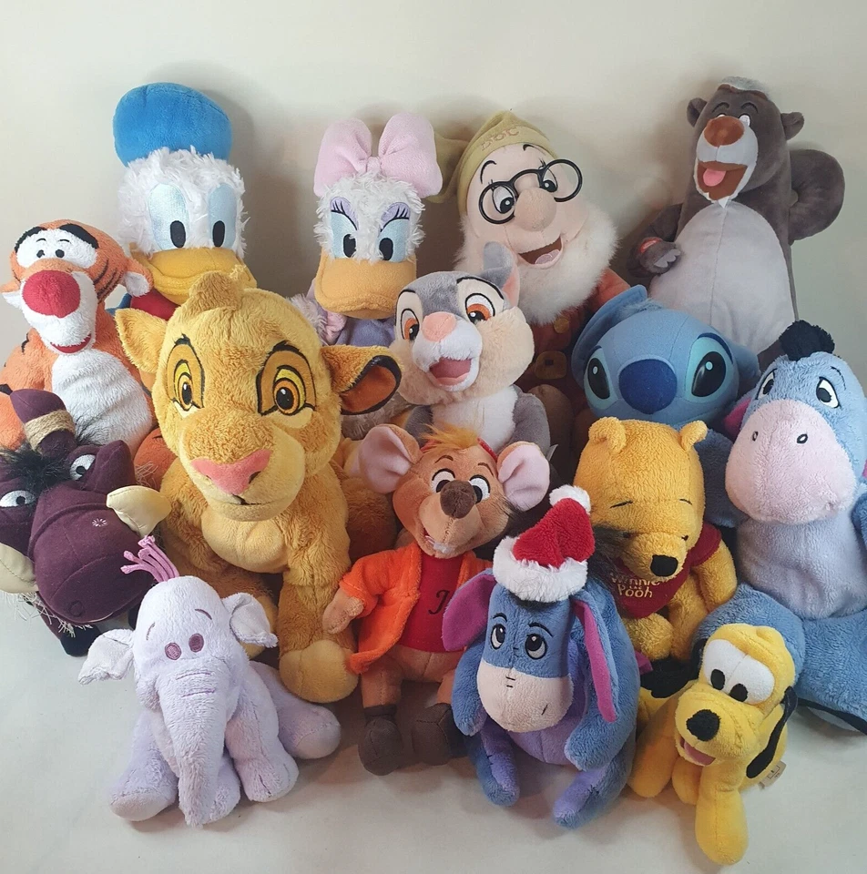 *Auswahl* Disney Plüschtiere Kuscheltiere König der Löwen Stitch Winnie Pooh - Bild 1 von 1