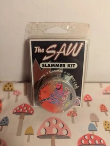 The Saw Slammer Kit Jimel Milk Caps Pogs NUEVO. 10 tapas y un Slammer - Imagen 1 de 6
