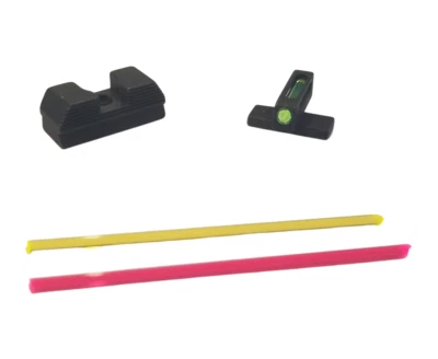 GTSG Sig P320 Standard Height Fiber Optic Sights Fits SIG P320