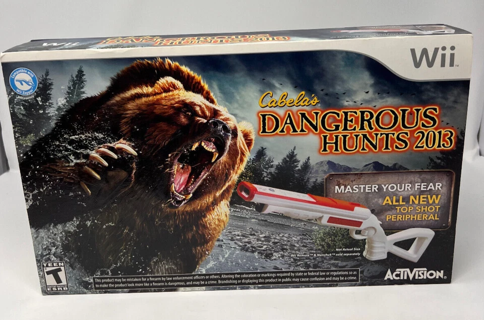 Cabela's Dangerous Hunts 2013 Box Pack W/ Top Shot Peripheral (Wii) - Image 1 of 4