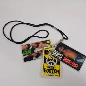Vintage New Kids On The Block Laminated VIP Backstage After Show Pass Lanyard - Picture 1 of 5