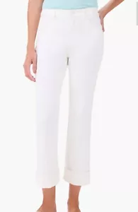Nic + Zoe Denim Mid Rise Straight Roll Cuff Jeans Size 32 - Picture 1 of 11