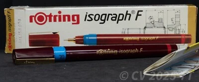Rotring 158 070 isograph F (Film) 0,70 mm - Tuschefüller / technical pen  - NOS - Bild 1 von 4