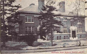 Killingly High School Danielson Connecticut 1910c postcard - Picture 1 of 2