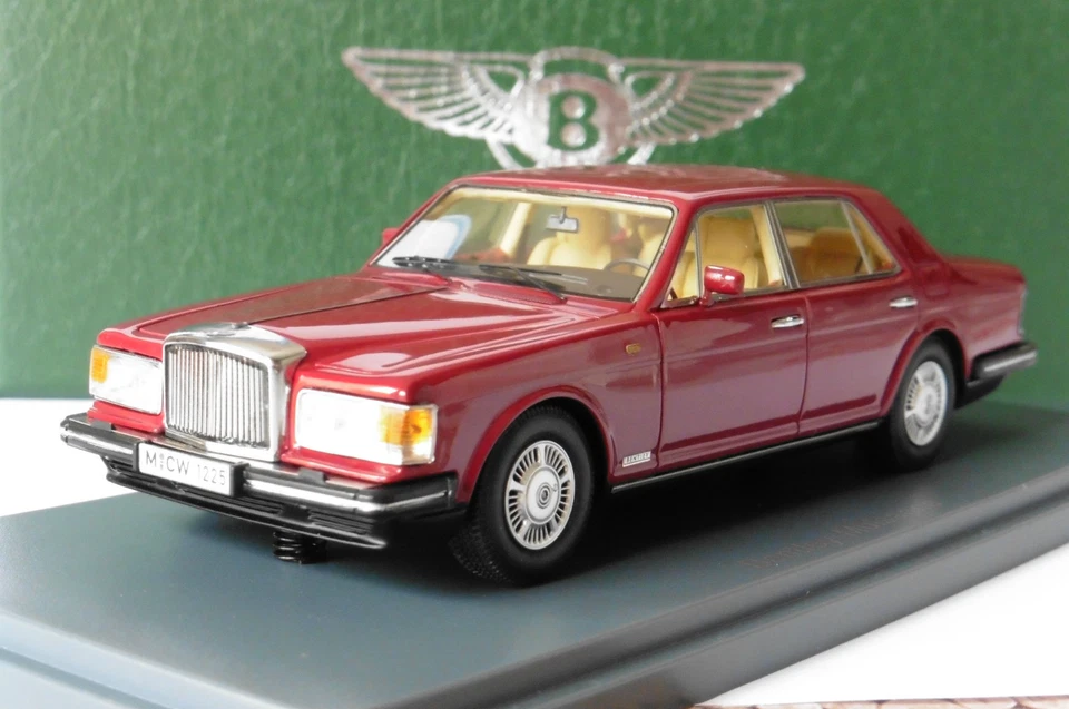 Bentley Mulsanne Turbo Dark Red 1982 Neo 44173 1/43 Dunkel Rot Red Dark LHD - Image 1 of 1