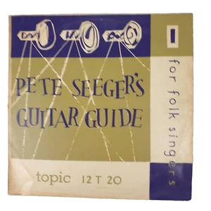 Pete Seeger - Pete Seeger's Guitar Guide For Folk Singers 33 RPM Vinyl LP Record - Picture 1 of 7