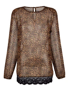 Amy Vermont Bluse mit Leomuster Gr. 42, Gr. 44, Gr. 46 0218620765 - Picture 1 of 3