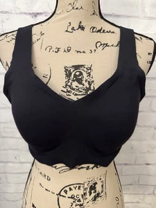 Honeylove Size Large Black Bralette Bra Wire Free - Picture 1 of 10