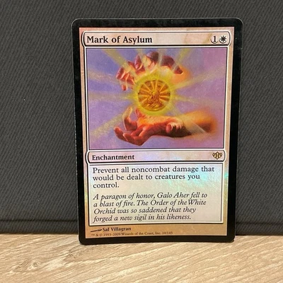 MTG Magic The Gathering- MARK OF ASYLUM, Conflux, Foil - Image 1 of 3
