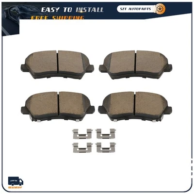 Juego de 4 pastillas de freno delanteras de cerámica anti ruido para Hyundai Elantra GT 2016 2017 Foto 1 de 4