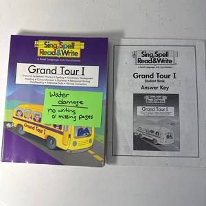 Sing Spell Read Write, Grand Tour , Workbook 1  With Answer Key, Level 2, WATER - Imagen 1 de 10
