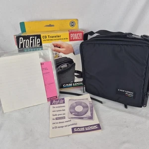CASE LOGIC CD Player Portable Soft Case Travel Strap Storage Bag In Box Y2K - Picture 1 of 11
