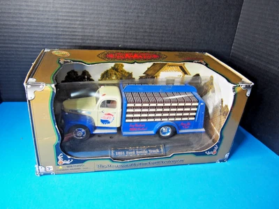 Camión botella Ford Pepsi 1951 grande escala 1/25 rueda dorada nuevo stock antiguo Foto 1 de 3