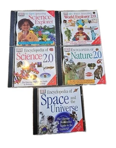 (x5) DK Learning Compact Discs ~ Science, Space, Nature~ Ages 5-9 & 9 And Up - Picture 1 of 12