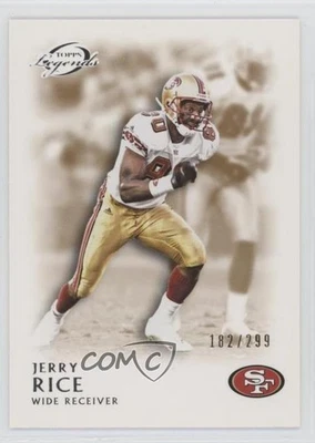 2011 Topps Gridiron Legends Bronze /299 Jerry Rice #150 HOF - Image 1 of 2