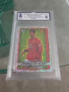2003-04 Merlin’s FA Cristiano Ronaldo #385 PSA MGC 6 Mint - Picture 1 of 2
