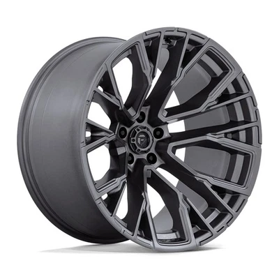 Fuel D848 Rebar 20x10 5x5/5x127 -18 Matte Gunmetal Wheels(4) 71.5 20" inch Rims - Imagem 1 de 3
