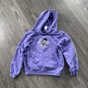 Walt Disney World Purple Hoodie Sweatshirt Sz Kids 9/10 - 100 Years Of Wonder - Picture 1 of 4
