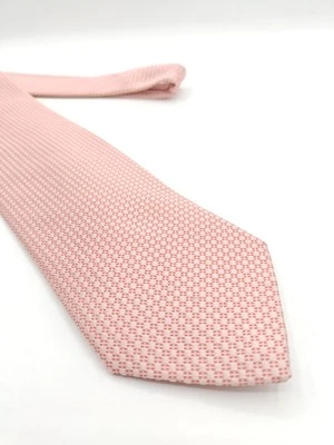 🇺🇲 Corbata de seda geométrica rosa Robert Talbott Best Of Class para hombre 59x3 5/8  Foto 1 de 4