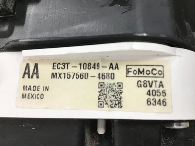 Speedometer Cluster MPH ID EC3T-10849-AA Fits 14 FORD F250SD PICKUP 450020 - Image 1 of 4