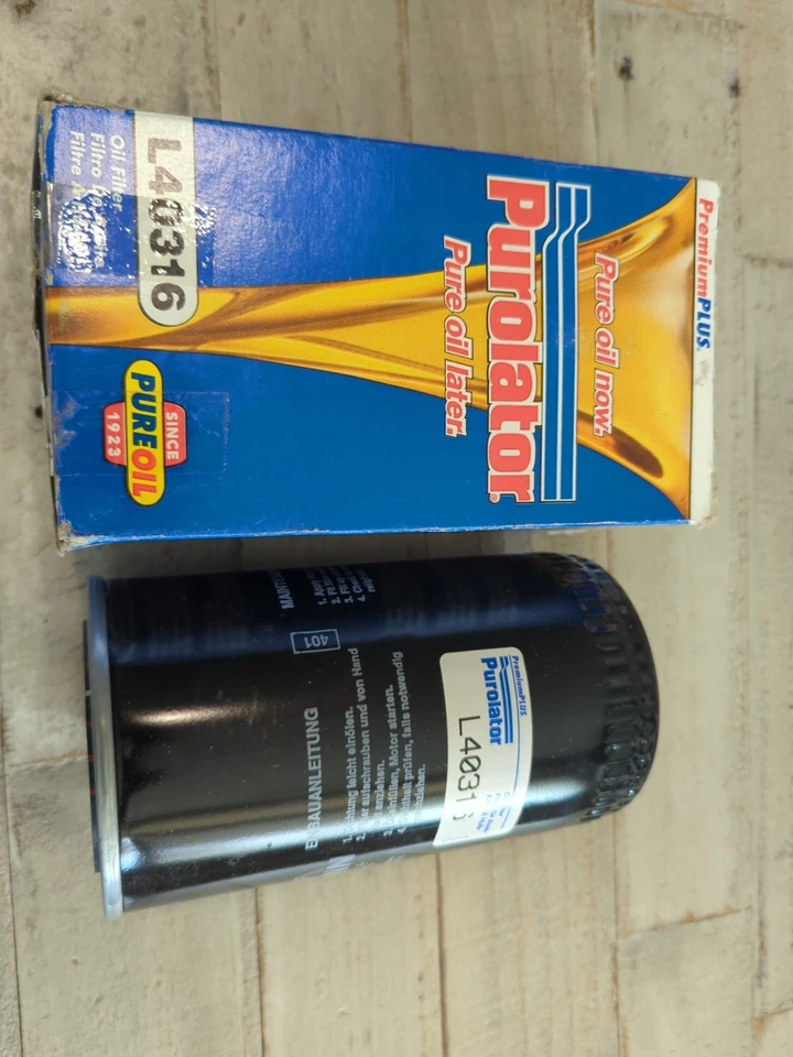Filtro de aceite de motor giratorio Purolator L40316 para Volkswagen EuroVan 1992-1997  Foto 1 de 3