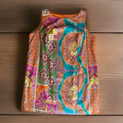 PETER NYGARD Sheath Lined Dress Tropical Dopamine Paisley Womens PLUS Sz 24 - Image 1 of 4