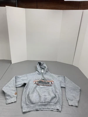 Sudadera con Capucha Ford's Garage Para Hombre Pequeña Gris American Muscle Gráfico Pullover Mustang Foto 1 de 4