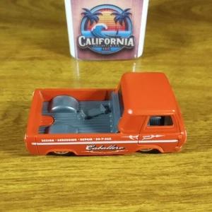 Hot Wheels Culture Shop Trucks '60s Ford Econoline Pickup Matte Red Real Riders - Picture 1 of 8