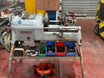 Ridgid 535 pipe and bolt threader. 3phase. Bolts up to 2" dia, Pipe up to 6" dia - Image 1 of 4