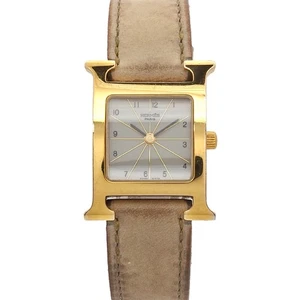 Reloj HERMES H HH1 201 cuarzo esfera gris reloj para dama 90301368 - Imagen 1 de 7