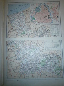 Carte géographique Année 1914 Département du Nord - Imagen 1 de 1