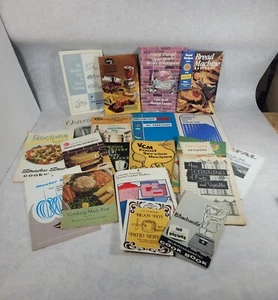 Lot of 20 Vintage Plus Assorted Recipe Pamphlets Sunbeam Osterizer Kenmore  - Picture 1 of 4