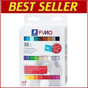 30-Piece Oven-Bake Polymer Clay Set for Jewelry Making & Sculpting Projects - Picture 1 of 2