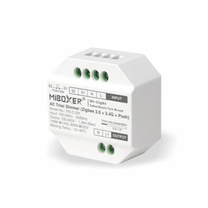 MiBoxer AC TRIAC Dimmer | Zigbee 3.0+2.4G+Push 300W | TRI-C1ZR - Bild 1 von 5