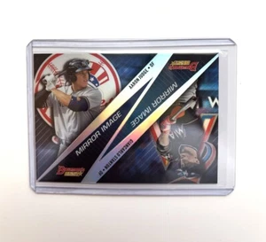 2015 Bowman's Best Baseball Mirror Image #MI-1 Giancarlo Stanton/Aaron Judge - Picture 1 of 2
