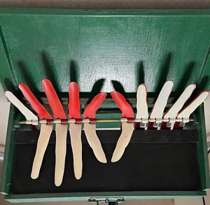 Calcolatrice a dita brevetto Reich 331979 insegnante Wilhelm Wlecke museo storico - Foto 1 di 12