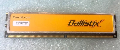 CRUCIAL BALLISTIX BL12864AA804.8FE5 DDR2 800MHz PC-2400 1GB MEMORY RM2-CMP52-34 - Image 1 of 2