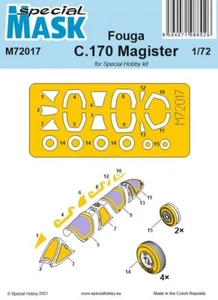 Fouga C.170 Magister Mask 1/72 M72017 SPECIAL MASK Special Hobby - Picture 1 of 1