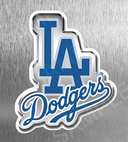 Magnet Die Cut Los Angeles Dodgers LA Baseball Fridge Refrigerator MLB Cover