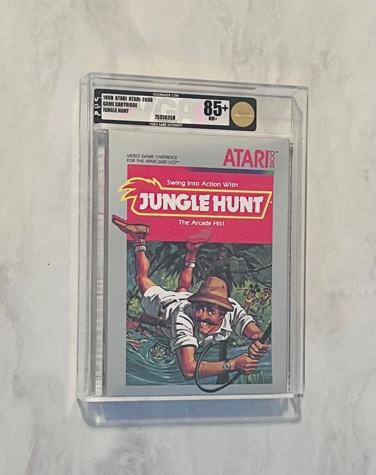 Jungle Hunt 85 Gold VGA 9.6 A+ ATARI 2600 Sealed New Rare WATA CGC VGA 9.8 9.4 - Image 1 of 2