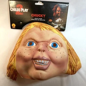 CHILD'S PLAY 2 CHUCKY Evil Chucky Adult Unisex Halloween Mask NEW with Tag - Picture 1 of 12
