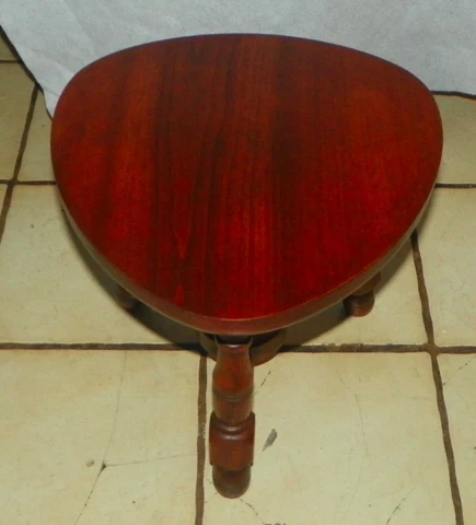 Solid Cherry Guitar Pic Triangle Shape Footstool / Stool  (FS-73) Cover