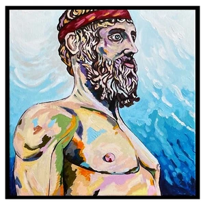 Bronzo 2 - Acrilico su tela - 40X40 - 2022 - Gaetano Villegiante - Foto 1 di 6