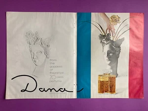 Publicité Dana 20 carats 1965 parfum anglais vintage rétro ancienne déco 60s - Picture 1 of 2