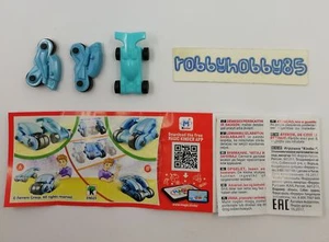 EN025 AUTO AZZURRA + BPZ (EAC 10.2017) KINDER SORPRESA ITALIA 2018/2019 SPRINTY - Picture 1 of 1