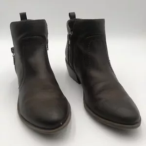 G by Guess Botas Mujer 9 M Botines Marrón Imitación Cuero Cremallera Lateral - Imagen 1 de 10